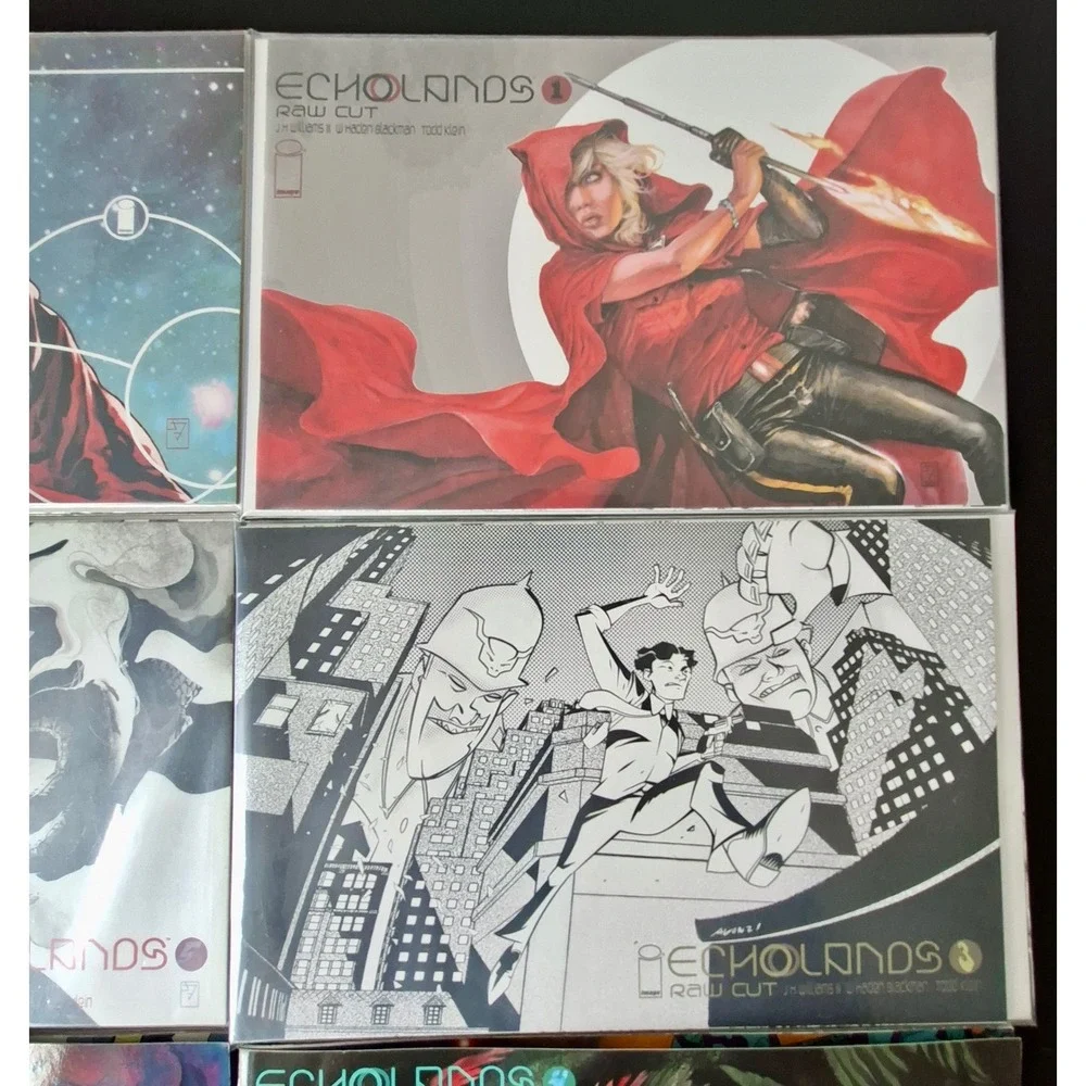 Echolands Lot 7 Books #1 #3 #4 #5 #6 Raw Cut Variants Image Comics NM NM+